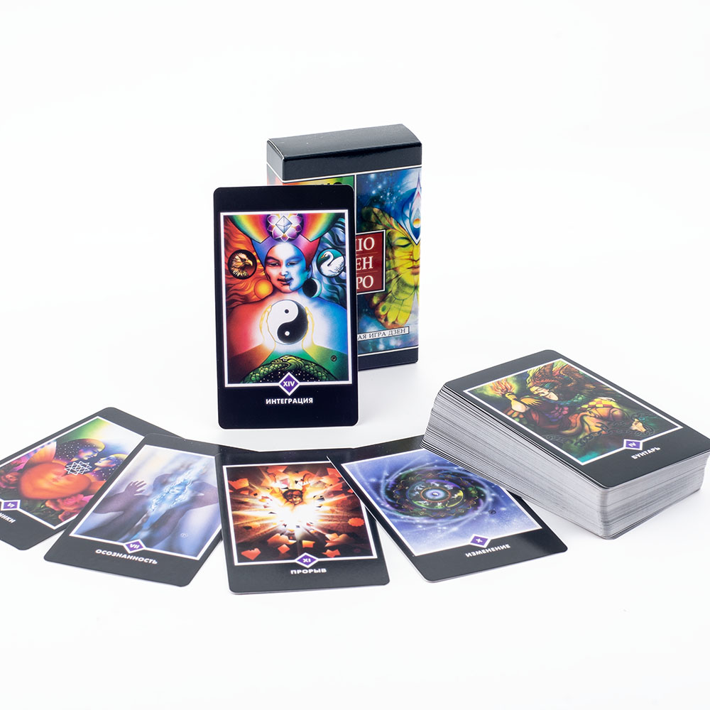 Board Game Zen - ไพ่ทาโร่โอโชเซ็น 79 ใบ รุ่นรัสเซีย ภาพวิสัยแห่งอนาคต เกมไพ่เดาดวง