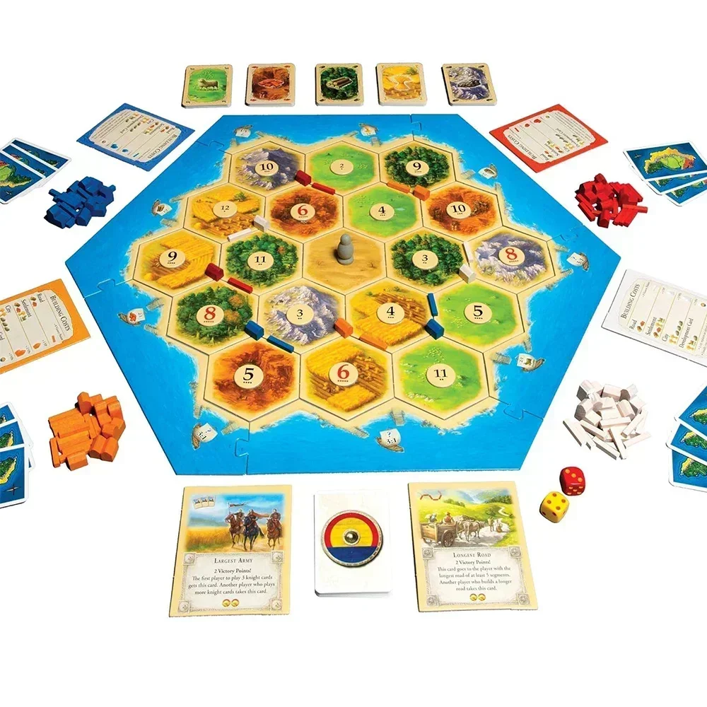 เกมกระดานคาตัน ของเล่นปริศนาเพ - Board Game Catan บทวิจารณ์และราคา
